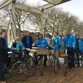 Groepsfoto fietstocht